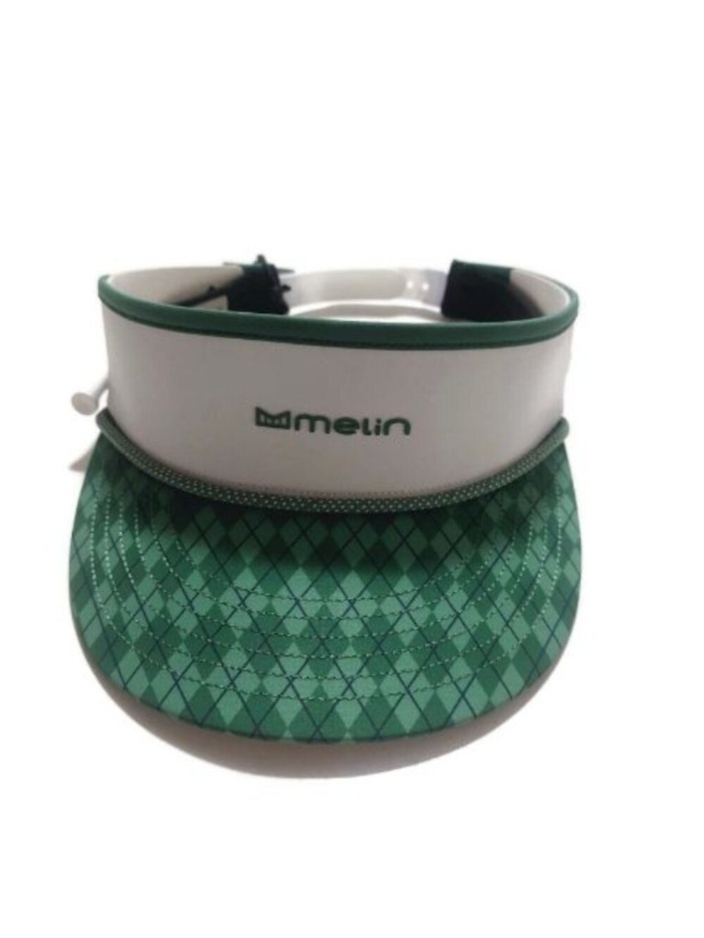 Melin Coast Hydro Performance Visor Green Argyle Links Collection Snapback